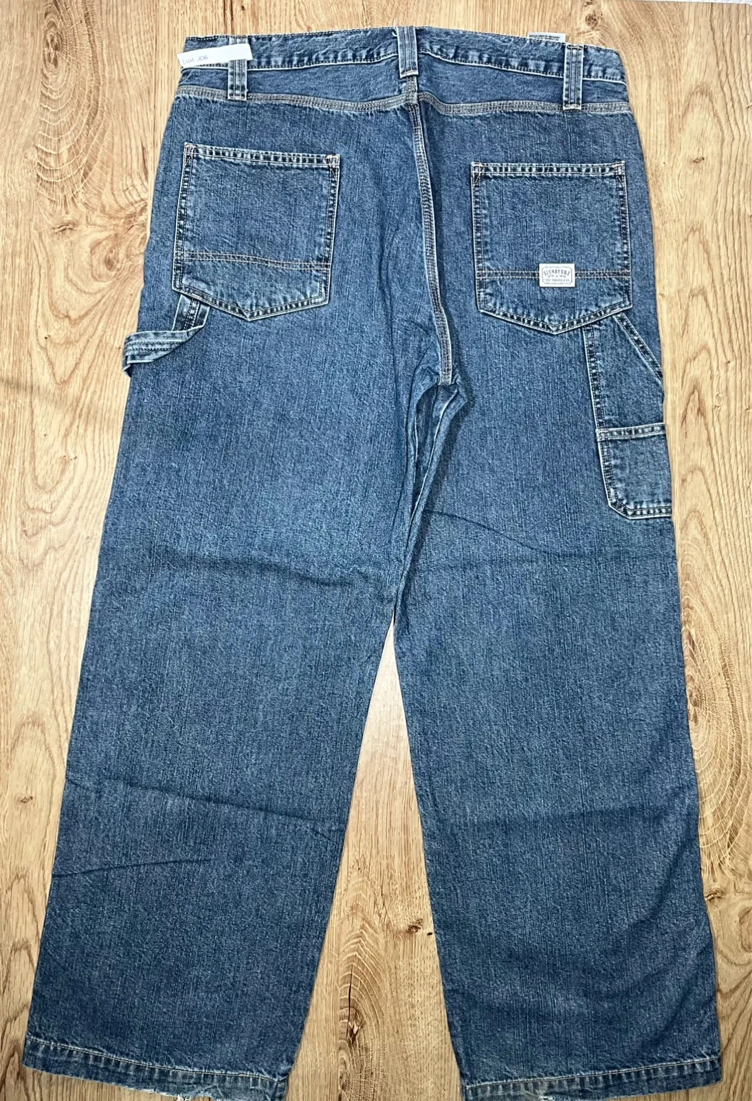 Jean Levi’s Homme  Carpenter W36 L30 Workwear Vintage 100% Coton Bleu  Lvh 106 – photo 6